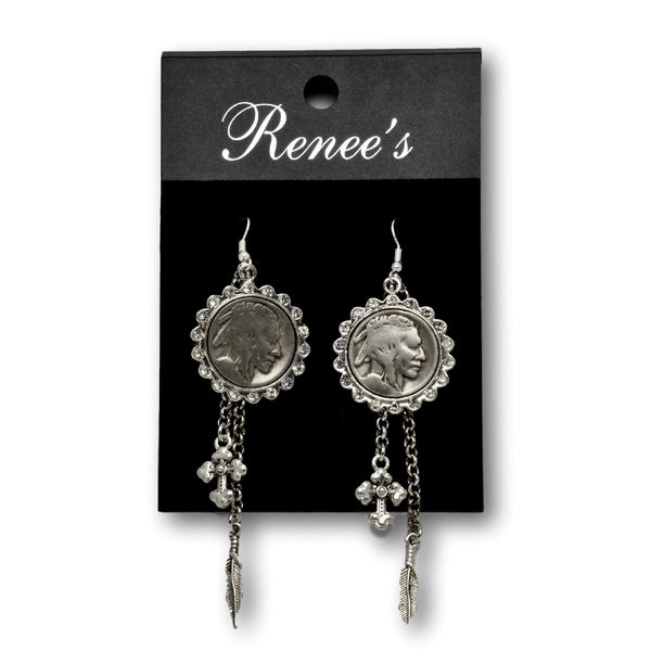 Buffalo Nickel Earrings