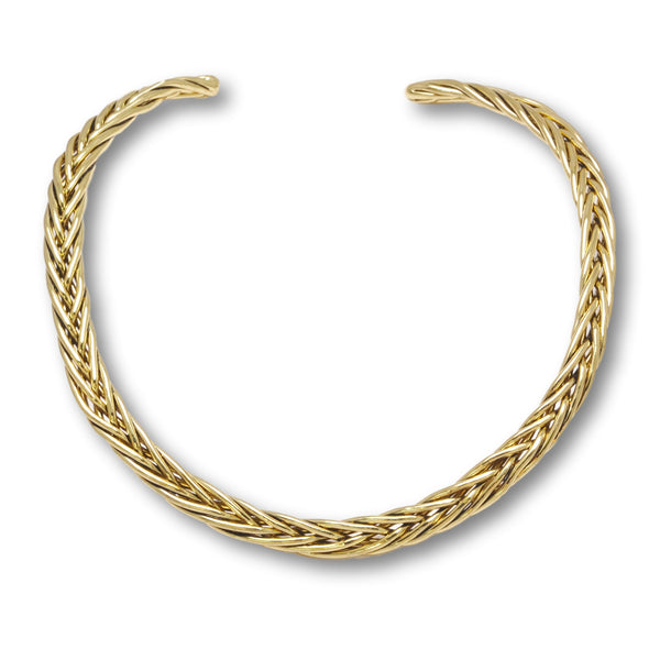 Gold Braided Choker (Lead Free)