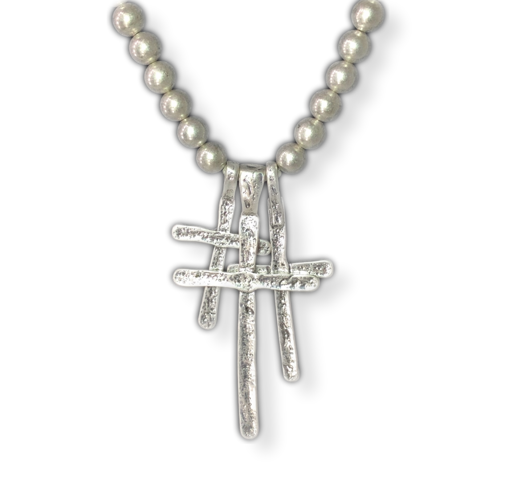 Three Crosses Necklace