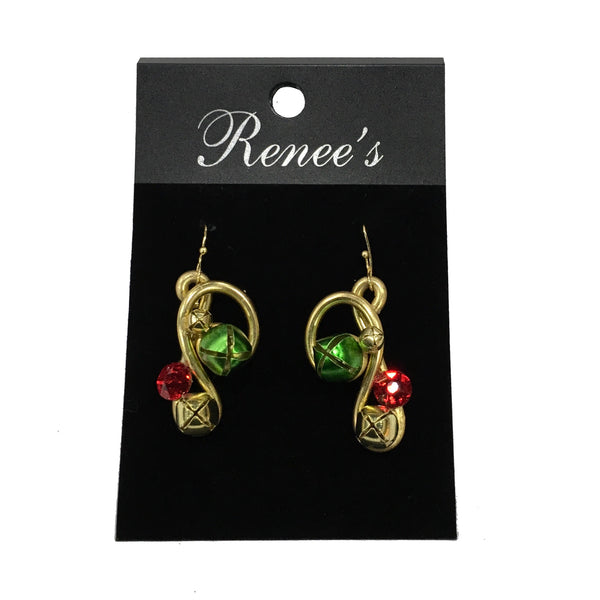 Gold Jingle Bells Earrings